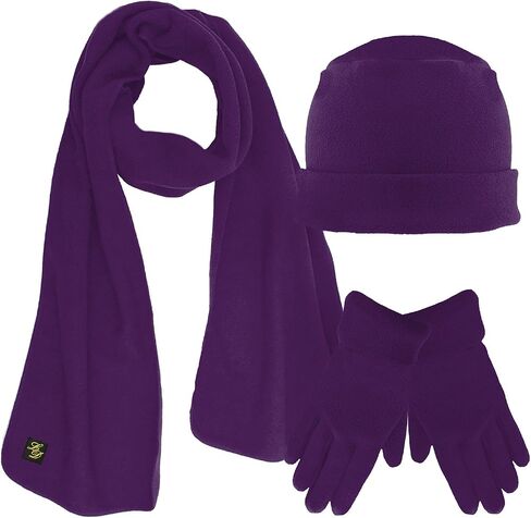 Polar Fleece 3 Piece Hat Scarf & Glove Matching Set in Saudi Arabia