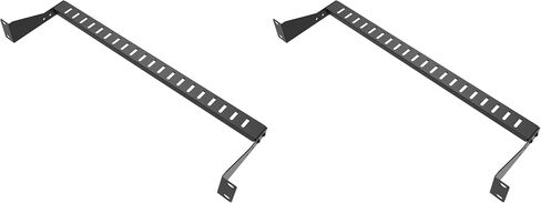 JINGCHENGMEI 1U Horizontal 19-Inch Rack Mount Cable Management Bar, Depth Adjustable Horizontal Cable Lacing Cross Bar Black (1U1PC) in Saudi Arabia