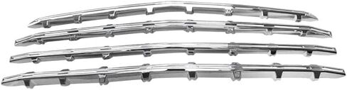 Snap On Front Grill Grille Cover Compatible with 2019 2020 2021 2022 Chevy Chevrolet Silverado 1500 LT RST Bumper Grill Insert Overlay Molding Trim Chrome 4PCS in Saudi Arabia