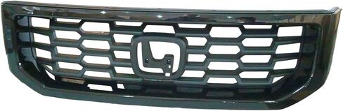 PartsFlow For 2012 2013 2014 Honda Ridgeline Front Bumper Grille Grill Assembly Gloss Black in Saudi Arabia