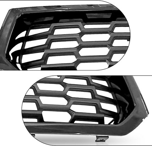 PartsFlow For 2012 2013 2014 Honda Ridgeline Front Bumper Grille Grill Assembly Gloss Black in Saudi Arabia