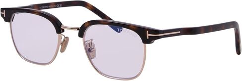 Tom Ford FT5932-D-B 052 Eyeglasses Men's Dark Havana/Blue Block Full Rim 47mm in Saudi Arabia