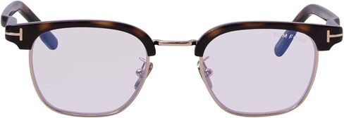 Tom Ford FT5932-D-B 052 Eyeglasses Men's Dark Havana/Blue Block Full Rim 47mm in Saudi Arabia