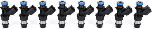 MOCA 8Pcs Fuel Injectors Fit 05-07 for Buick Rainier 5.3L & 07-08 for Cadillac Escalade ESV 6.2L & 07-09 for Chevrolet Tahoe 4.8L & 07-09 for GMC Yukon XL 1500 5.3L & 05-09 for Saab 9-7x 5.3L in Saudi Arabia