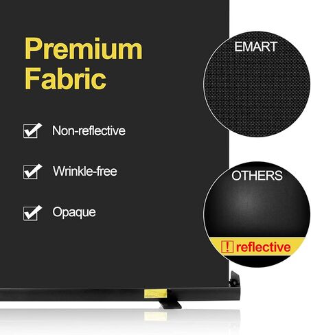 EMART Upgrade Green Screen, 61x72in Collapsible Chroma Key Panel for Background Removal, Portable & Retractable Wrinkle-Resistant Green Backdrop with Stand for Streaming, Photographic Studio, TikTok in Kuwait