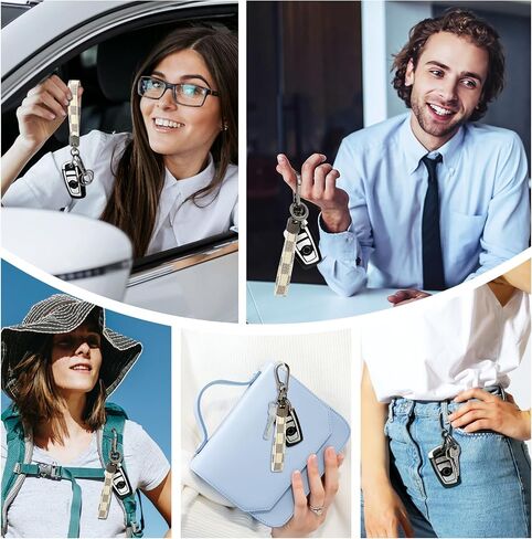 Leather Car Key chain,Carabiner Clip Key Fob Keychain for Home Car Keys Women Men in Kuwait