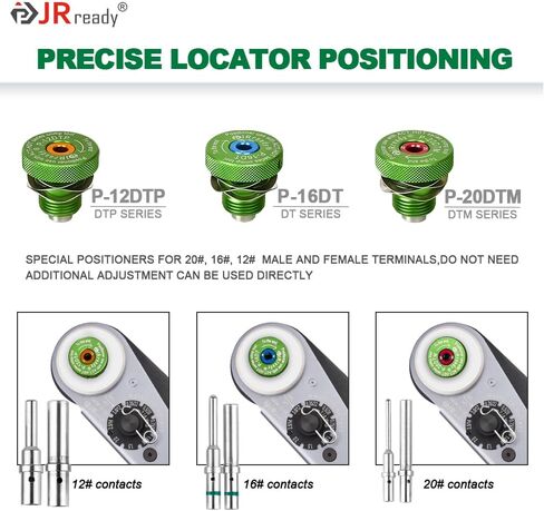 JRready 25Pcs ST2173 Deutsch Connectors Tool Kit, ACT-HDT Crimp Tool for Deutsch Size 12#16#20# Solid Contact Connectors with Deutsch Pin Removal Tools Kit for 4#8#12#16#20# Contacts in Kuwait