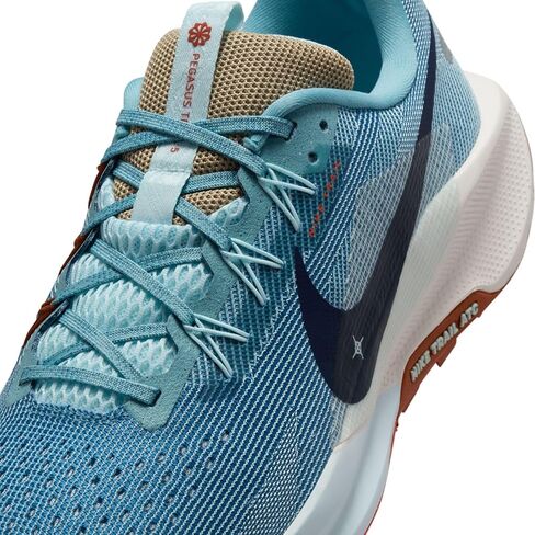 Nike Pegasus Trail 5 Men's Trail Running Shoes (DV3864-402, Denim Turquoise/Glacier Blue) Size 9 in Saudi Arabia