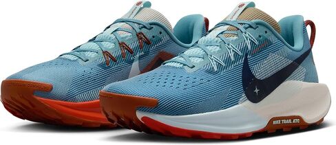 Nike Pegasus Trail 5 Men's Trail Running Shoes (DV3864-402, Denim Turquoise/Glacier Blue) Size 9 in Saudi Arabia