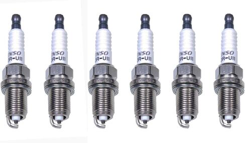 Denso Set of 6 U-Groove Spark Plugs Gap 0.044 For Lexus Toyota 3.0L 3.3L L6 V6 in Saudi Arabia
