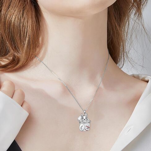 Possum Gifts 925 Sterling Silver Opossum Necklace Cute Animal Possum Jewelry Gifts for Women in Kuwait