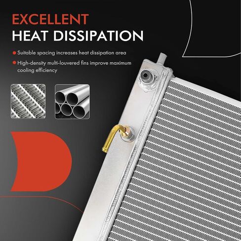 A-Premium Engine Coolant Radiator Assembly with Transmission Oil Cooler Compatible with Infiniti Q60 2014-2015, G37 2008-2013, Q40 2015, G25 2011-2012, G35 2007-2008 & Nissan 370Z, 2.5L 3.5L 3.7L in Saudi Arabia