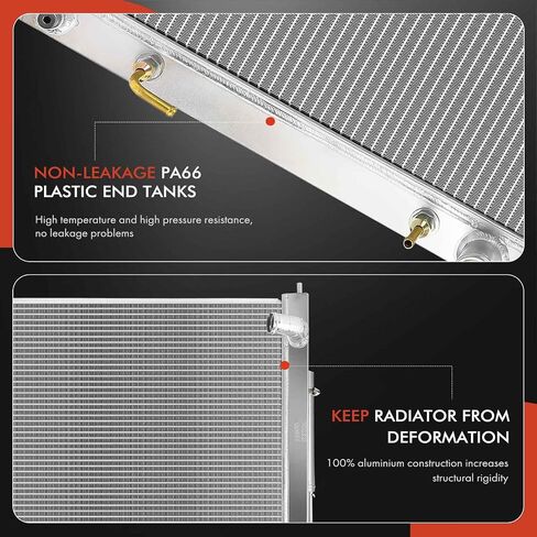 A-Premium Engine Coolant Radiator Assembly with Transmission Oil Cooler Compatible with Infiniti Q60 2014-2015, G37 2008-2013, Q40 2015, G25 2011-2012, G35 2007-2008 & Nissan 370Z, 2.5L 3.5L 3.7L in Saudi Arabia