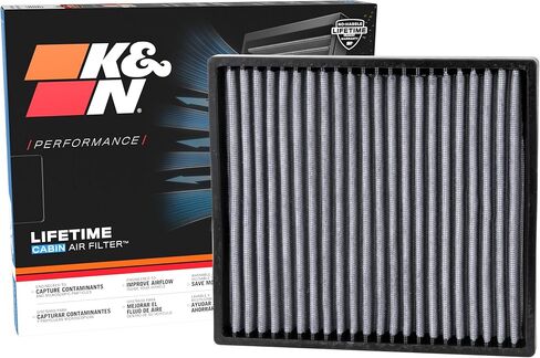 K&N LIFETIME Cabin Air Filter: Premium, Washable, Clean Air for your Cabin: Compatible with 2001-2018 Hyundai/Kia: (See Product Description for Select Models) VF2007 in Saudi Arabia