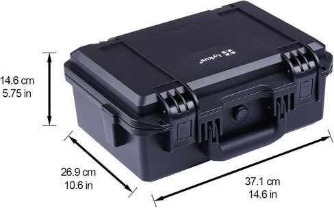 جراب صلب مقاوم للماء من Lykus Titan MA320 لجهاز DJI Air 3S/Air 3، DJI RC2/RC-N3، مساحة مرنة كبيرة، ما يصل إلى 7 بطاريات [الجراب فقط] in Saudi Arabia