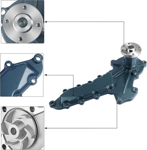 1G730-73030 Water Pump (C&U Bearing) OE Replacement For Kubota V2203-M V2403-M V2003MT V2203 V2403, 1G730-73035 1G730-73032 in Kuwait
