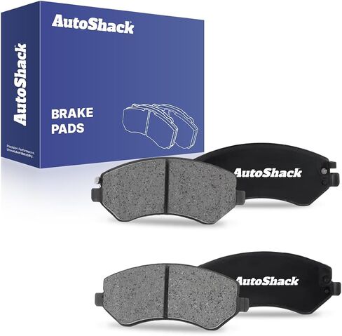 AutoShack Front Ceramic Brake Pad Set | Replacement for 2003-2007 Chrysler Town & Country 2001-2007 Dodge Caravan 2001-2005 Dodge Grand Caravan | 4-PC in Saudi Arabia