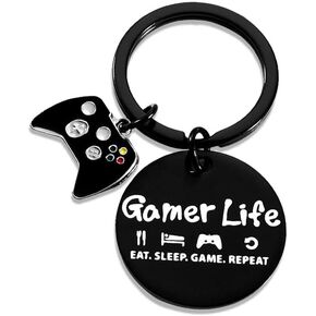 Gaming Gifts Video Game Player Keychain for Game Lover Man Woman Boyfriend Husband Birthday Christmas in Kuwait