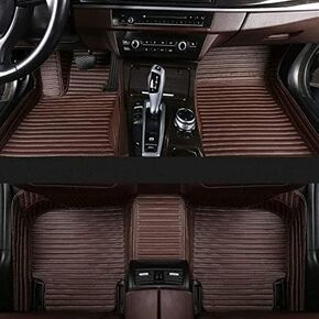 Customized Car Floor Mats for SUV Sedan Coupe Sports Car All Weather Full Coverage Personalized Waterproof Automotive Carpet Full Protection Floor Liners Black in Saudi Arabia