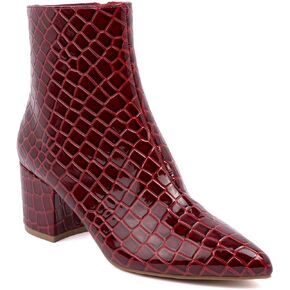 Sugar Women’s Ankle Boots – High Heel Dress Booties with Side Zipper, Round Toe Fashion Boots for Fall & Night Out Looks - Nightlife in Kuwait