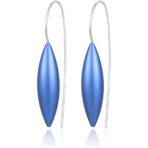 Oval Drop Earrings for Women Long Thread Dangle Earrings Colorful lightweight aluminum alloy Suitable for Jewelry Gifts, weddings and daily wear in Saudi Arabia