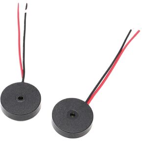 10PCS 1704 4000Hz Passive Buzzer with Wire Piezoelectric Speaker 17MM 17 * 4.0MM 17x4mm 30V Low Power Consumption Electronic DIY in Saudi Arabia