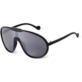 Trendy Oversized Sunglasses for Women Men Fashion Shield Big Aviator Sun Glasses UV400 Protection Goggles in Kuwait