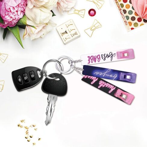 3PCS Credit Card Puller, Cute Debit Bank Card Grabber for Long Nails ATM Keychain Women with Plastic Clip in Saudi Arabia