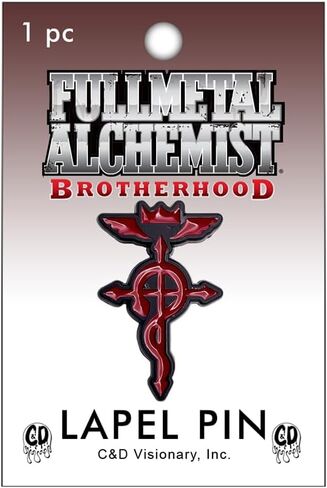 Fullmetal Alchemist Brotherhood Flamel Symbol Metal Lapel Pin in Saudi Arabia