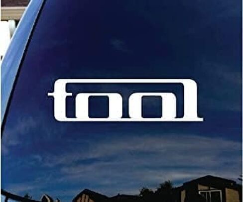 AIST Set of 2 Tool Vinyl White Decal Sticker for Cars | Trucks | Vans | SUV | RV | Window | Walls | Side Windows | 7.5" x 2" | AIST - 64 in Saudi Arabia