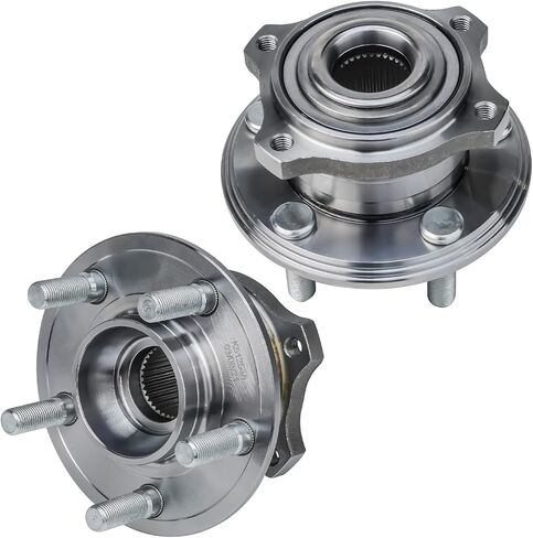 Detroit Axle - Pair Rear Wheel Bearing Hubs for 2015-2021 Chrysler 300 Dodge Charger Challenger 2 Wheel Bearing Hubs Assembly 2016 2017 2018 2019 2020 Replacement in Saudi Arabia