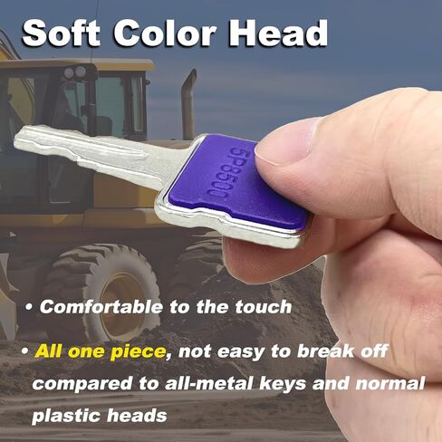 H806 Ignition Key 17001-00019 for Takeuchi Gehl Hitachi New Holland Case Mini Excavator Heavy Equipment Keys, Pack of 10 in Kuwait