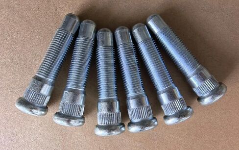 6pcs M14*1.5 Serrated Wheel Lug Stud 610-428 Replacement for Chevrolet Silverado 1500 2500 HD Suburban Tahoe Express GMC Sierra 3500 Yukon Cadillac Hummer in Saudi Arabia