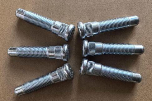 6pcs M14*1.5 Serrated Wheel Lug Stud 610-428 Replacement for Chevrolet Silverado 1500 2500 HD Suburban Tahoe Express GMC Sierra 3500 Yukon Cadillac Hummer in Saudi Arabia