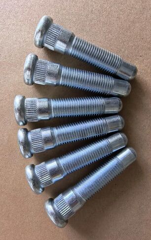 6pcs M14*1.5 Serrated Wheel Lug Stud 610-428 Replacement for Chevrolet Silverado 1500 2500 HD Suburban Tahoe Express GMC Sierra 3500 Yukon Cadillac Hummer in Saudi Arabia