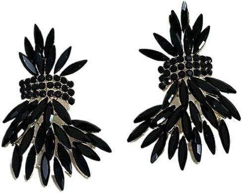 Personalized European And American Niche Design Full-diamond Wheat Ear Wing Earrings in Saudi Arabia