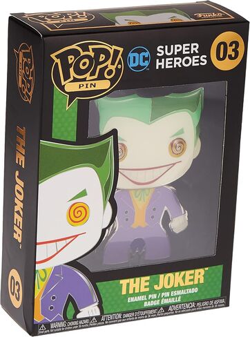 Funko Pop! Pin: DC Super Heroes - The Joker Premium Enamel Pin in Saudi Arabia