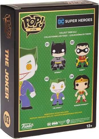 Funko Pop! Pin: DC Super Heroes - The Joker Premium Enamel Pin in Saudi Arabia