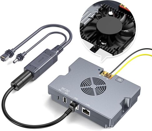 EDUP PCIE WiFi 6E Card AX210 Bluetooth 5.2 AX5400M 802.11ax Tri-Band 6G/5.8G/2.4GHz Heat Sink 6dBi Antenna PCI-E Wireless Network Cards for Desktop PC Support Windows 11/10 64-bit in Saudi Arabia