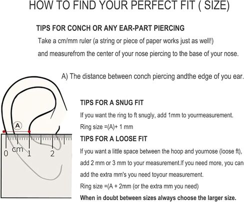 2Pcs Titanium Nose Rings Hoop 16G 12mm Double Hoop Nose Ring Silver Cartilage Helix Daith Rook Earring Hinged Septum Segment Ring Clicker Piercing in Saudi Arabia