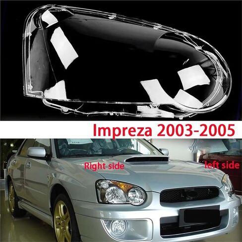 Compatible for Subaru Impreza 2003 2004 2005 Car Front Headlamps Cover Waterproof Clear Headlight Lens Replace Original Headlight Shell(2pcs for Pair light) in Saudi Arabia