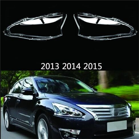 Compatible For N-issan Teana Altima 2013 2014 2015 Car Headlight Lens Headlamp Glass Cover Transparent Lampshade Head Light Shade Lamp Shell(1pcs Right) in Saudi Arabia