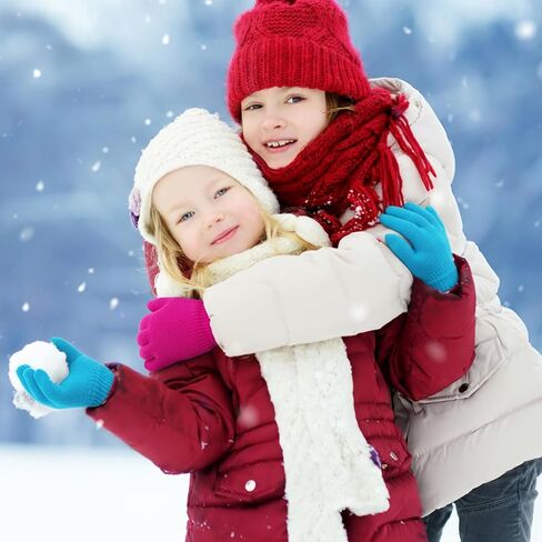 Coopay 12/24/48 Pairs Kid's Winter Warm Magic Gloves Children Stretchy Full Finger Knitted Gloves Boys Girls Student Gloves in Saudi Arabia