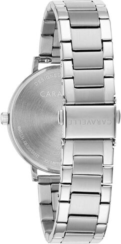 Caravelle min/Max Quartz Mens Watch, Stainless Steel in Saudi Arabia