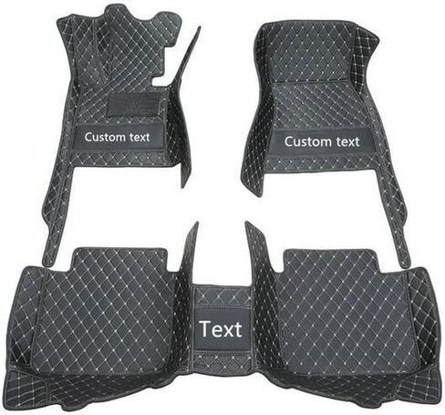 Customized Car Floor Mats for SUV Sedan Coupe Sports Car All Weather Full Coverage Personalized Waterproof Automotive Carpet Full Protection Floor Liners Black in Saudi Arabia