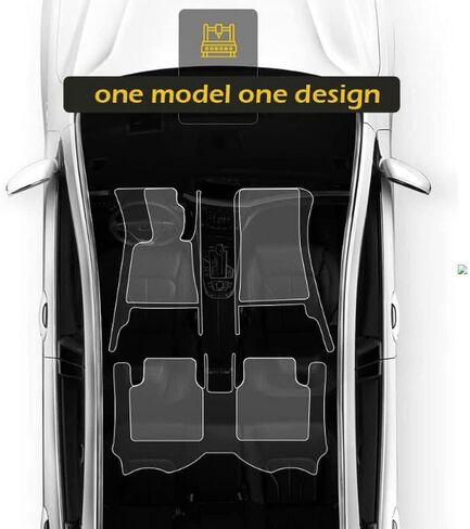 Customized Car Floor Mats for SUV Sedan Coupe Sports Car All Weather Full Coverage Personalized Waterproof Automotive Carpet Full Protection Floor Liners Black in Saudi Arabia