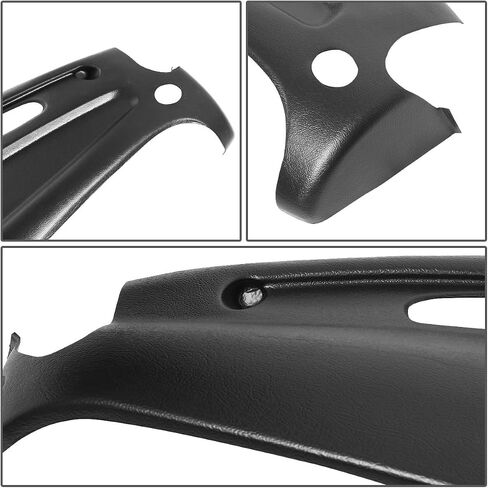 Auto Dynasty Black ABS Dashboard Cap Bezel Cover Overlay Compatible with Dodge Ram Truck 1500 2500 3500 98-02 in Saudi Arabia