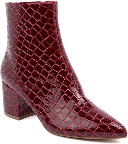 Sugar Women’s Ankle Boots – High Heel Dress Booties with Side Zipper, Round Toe Fashion Boots for Fall & Night Out Looks - Nightlife in Kuwait