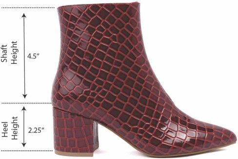 Sugar Women’s Ankle Boots – High Heel Dress Booties with Side Zipper, Round Toe Fashion Boots for Fall & Night Out Looks - Nightlife in Kuwait