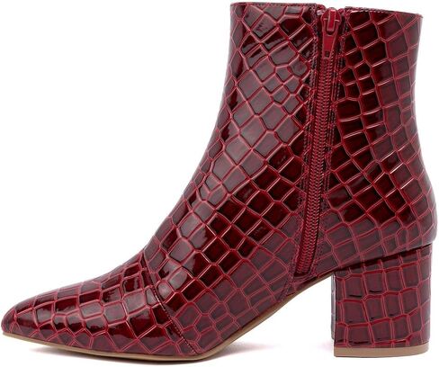 Sugar Women’s Ankle Boots – High Heel Dress Booties with Side Zipper, Round Toe Fashion Boots for Fall & Night Out Looks - Nightlife in Kuwait